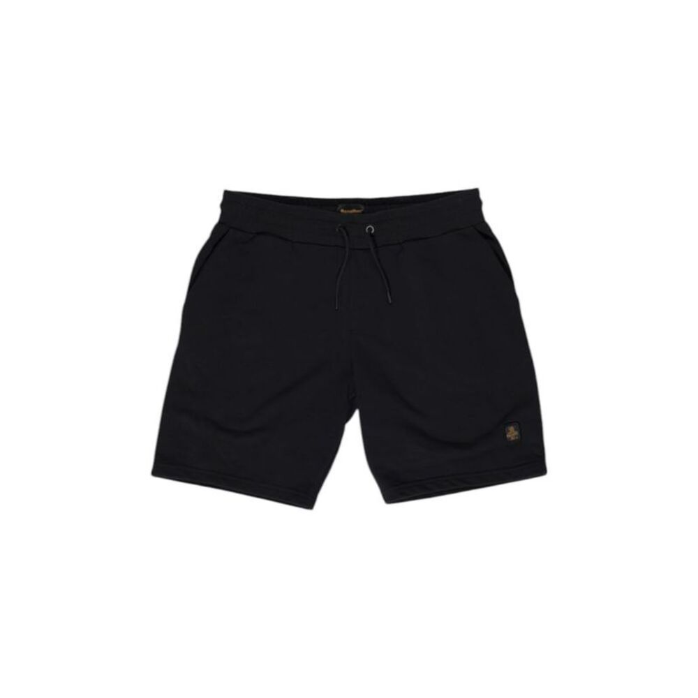 Refrigiwear Black Cotton Bermuda Men's Shorts